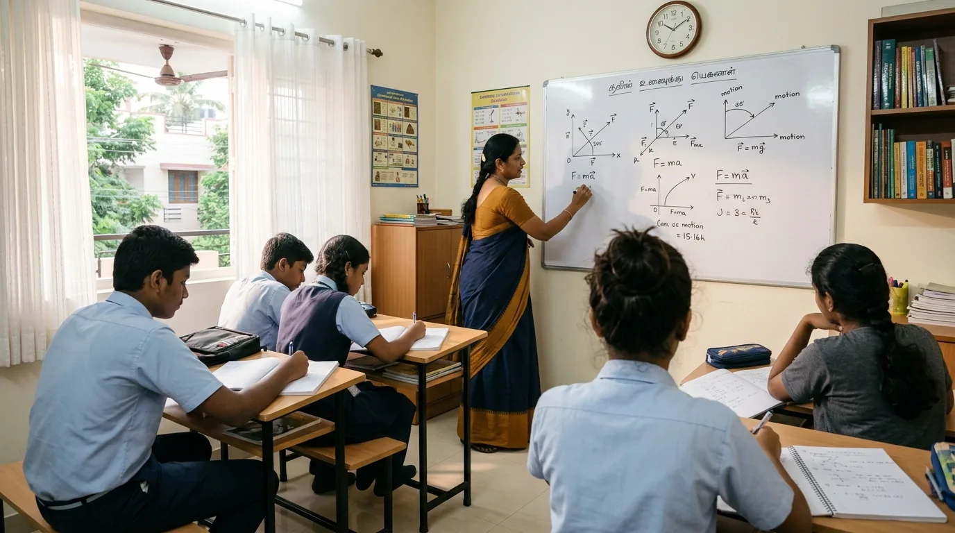 Malathy Sundaresan's classroom in Chennai